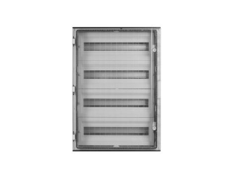 Rozdzielnica hermetyczna natynkowa 4x21 modułów IP65 ABS (400V) 500x700x250mm szara z przezroczystymi drzwiami NEKU