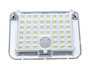 Kinkiet LED elewacyjny EMA SOLAR PIR 90 LED 220lm NW (4000K) czujnik PIR GXSO018