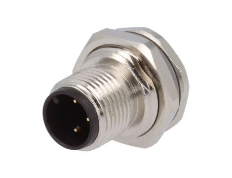 Złącze okrągłe M12 męskie proste do lutowania 3-PIN 250V T4130012031-000