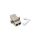 Adapter światłowodowy MM LC/PC-LC/PC duplex OM2 szary NEKU
