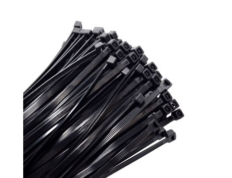 AWTOOLS OPASKA PLASTIK CZARNA 3,6x370/100szt. - 2