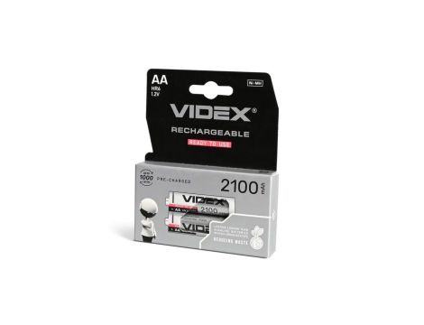 Akumulator Niklowo Wodorkowy 2100mAh AA 2szt. VIDEX