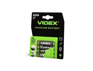 Baterie Alkaiczne Videx LR03 AAA Paluszki 1.5V Blister 4szt