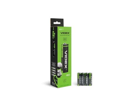Baterie Alkaliczne Zestaw AA 1.5V 2600mAh AA 4szt. x 15 VIDEX