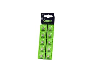 Bateria Alkaliczna Guzikowa Płaska 20mAh AG11/LR721 Blister Videx 10 szt.
