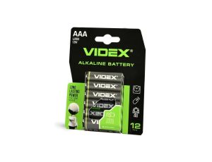 Baterie Alkaiczne Videx LR03 AAA Paluszki 1.5V Blister 12szt