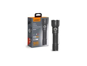 Latarka ręczna LED akumulatorowa 20W 3600lm 5000K 8 trybów pracy VLF-A376