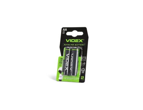 Baterie Alkaliczne Zestaw AA 1.5V 2600mAh AA 2szt. VIDEX