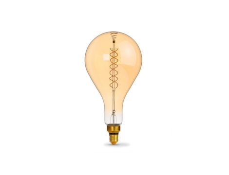 Żarówka LED E27 PS160 8W 500lm 1800K filament Bursztynowa DIM