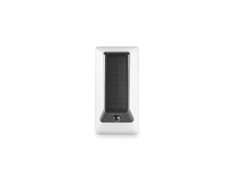 Naświetlacz Lampa Solarna z Czujnikiem VIDEX 500lm 5000K Neutralna 120 3.2V IP54 IK07 Natynkowy Biały