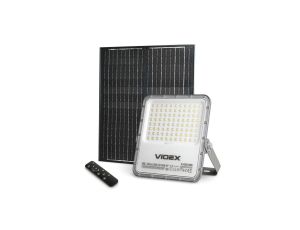 Lampa Naświetlacz LED VIDEX Solarny 35W 3740lm 5000K Neutralna 90 9.6V IP65 IK07 Natynkowy Szary