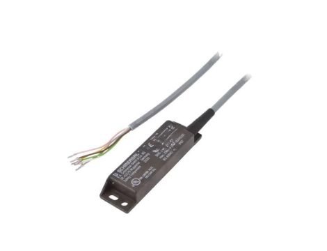 Wyłącznik bezpieczeństwa, magnetyczny, NC x2 + NO, 3W, 0,25A, max. 100V AC, max. 100V DC, przewody, IP67 BNS 33-12Z-2187 5,0M
