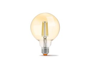 Żarówka LED E27 G95 7W 700lm 2200K Amber filament DIM