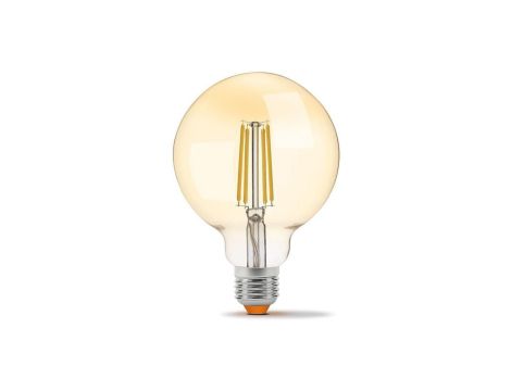 Żarówka LED E27 G95 7W 700lm 2200K Amber filament DIM