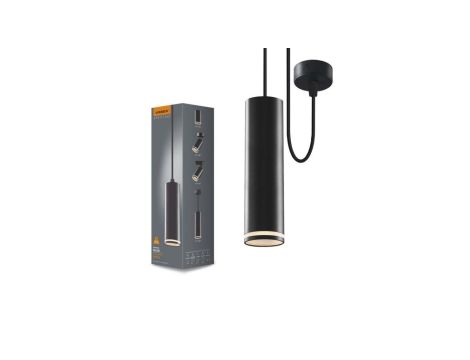 Lampa Wisząca Sufitowa SPOT 1x GU10 Czarna TATUM Videx