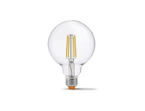 Żarówka LED E27 G95 7W = 60W 806lm 4000K Neutralna Filament Ściemnialna 360 VIDEX
