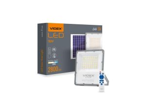 Naświetlacz Solarny Lampa 56x LED 100W 2800lm 5000K IP65 VIDEX Czujnik Zmierzchu z Pilotem