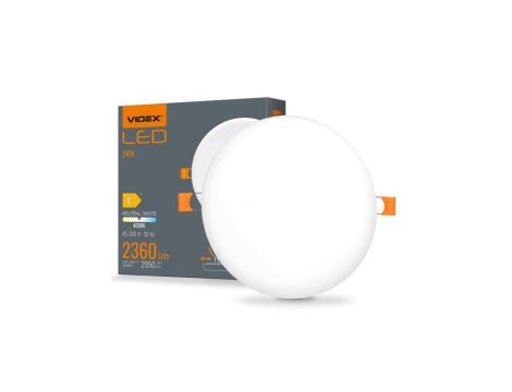 Oprawa Podtynkowa Panel LED 24W 2360lm 4000K Neutralna DLFR VIDEX