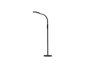 Lampka Podłogowa Biurkowa 2w1 LED 12W 3000K-5500K CCT Ściemnialna Dotykowa CZARNA