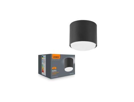 Oprawa Natynkowa SPOT Lampa Sufitowa Punktowa Natynkowa GX53 Czarna Videx