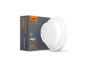 Lampa Ogrodowa Kinkiet Elewacyjny PLAFON LED 11W 5000K z Czujnikiem Ruchu PIR KIRA VIDEX