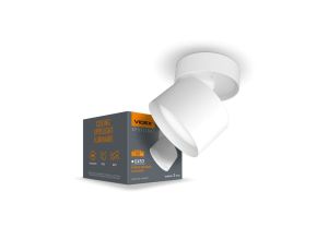 Lampa Ścienna Sufitowa Kinkiet Oprawa Punktowa Natynkowa GX53 Biała Videx