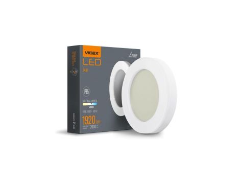 Lampa Zewnętrzna Plafon LED Oprawa 24W 2600lm 5000K Zimna Biała IP65 Videx