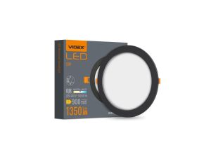 Panel LED Oprawa Podtynkowa Wpuszczana 12W 1350lm 4000K Neutralna Czarna Videx