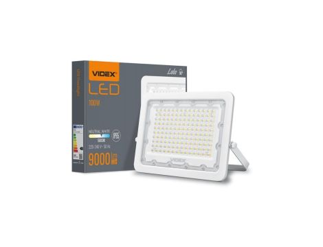 Naświetlacz LED 100W 9000lm 5000K IP65 Biały VIDEX LUCA