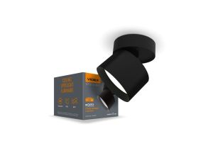 Lampa Ścienna Sufitowa Kinkiet Oprawa Punktowa Natynkowa GX53 Czarna Videx