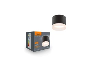 Oprawa Natynkowa SPOT Lampa Sufitowa Punktowa 1x GX53 Czarna Videx