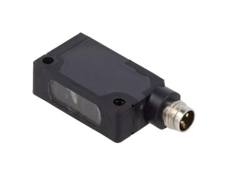 Czujnik fotoelektryczny, odbiciowy z reflektorem, z konfiguracją wyjścia PNP, max. 0,1A, M8 męski, IP67, BOS R090K-PU-RR10-S49