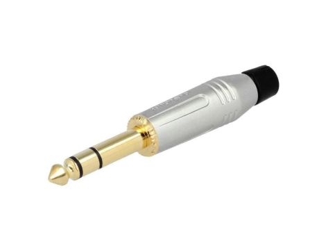 Złącze Jack 6,3mm, męskie, wtyk, proste, stereo ACPS-GN-AU