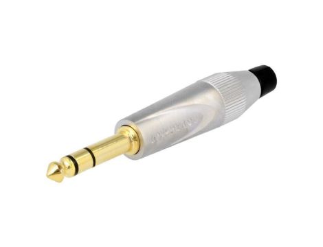 Złącze Jack 6,3mm, męskie, wtyk, proste, stereo TS3PN-AU