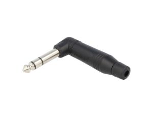 Złącze Jack 6,3mm, męskie, wtyk, kątowe 90, stereo ACPS-RB