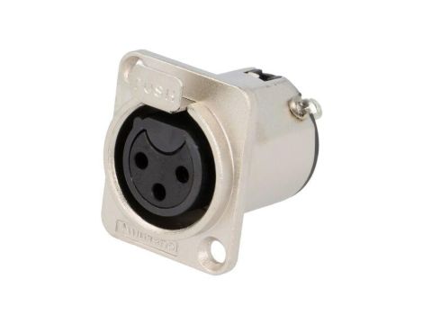 Złącze XLR, żeńskie, gniazdo, PIN: 3, proste, napięcie znamionowe: 133V, prąd znamionowy: 15A AC3FDZ-AU