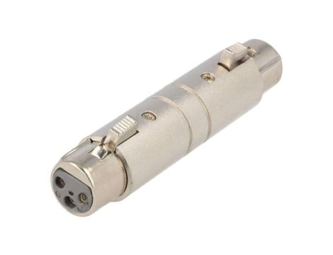 Łącznik XLR/XLR, żeński z obustron, PIN: 3, proste AC3F3FW
