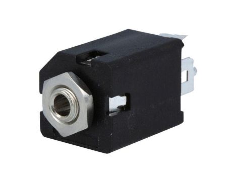 Złącze Jack 3,5mm, żeńskie, gniazdo, proste, stereo ACJS-MV35-3S