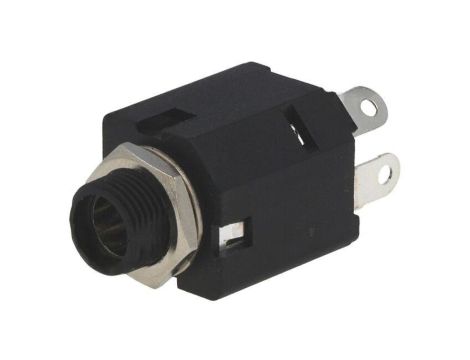 Złącze Jack 6,3mm, żeńskie, gniazdo, proste, stereo ACJS-MIVS-3S