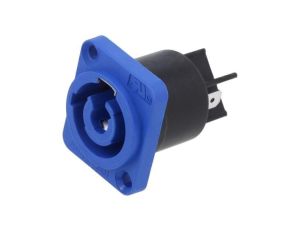 Złącze SpeakON, męskie, gniazdo, PIN: 3, proste, napięcie znamionowe: 250VAC, prąd znamionowy: 25A HP-3-MD