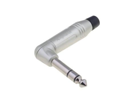 Złącze Jack 6,3mm, męskie, wtyk, kątowe 90, stereo ACPS-RN