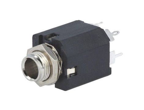 Złącze Jack 6,3mm, żeńskie, gniazdo, proste, stereo ACJS-MV-5