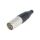Złącze XLR, męskie, wtyk, PIN: 4, proste, napięcie znamionowe: 133V, prąd znamionowy: 10A AC4M
