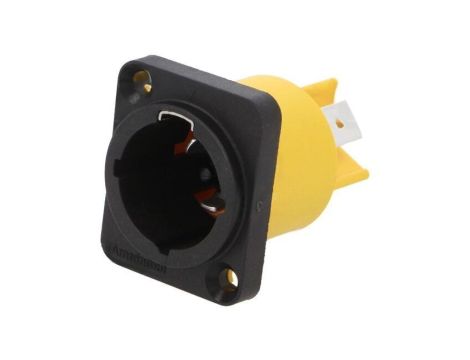 Złącze SpeakON, męskie, gniazdo, PIN: 3, proste, napięcie znamionowe: 250V, prąd znamionowy: 16A HPT-3-MD