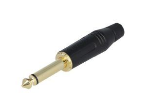 Złącze Jack 6,3mm, męskie, wtyk, proste, mono ACPM-GB-AU