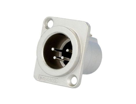 Złącze XLR, męskie, gniazdo, PIN: 4, proste, napięcie znamionowe: 133V, prąd znamionowy: 10A AC4MDZ