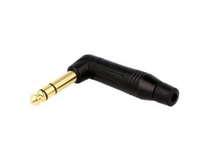 Złącze Jack 6,3mm, męskie, wtyk, kątowe 90, stereo ACPS-RB-AU