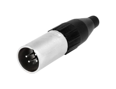 Złącze XLR, męskie, wtyk, PIN: 5, proste, napięcie znamionowe: 133V, prąd znamionowy: 7,5A AC5MJ