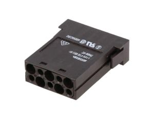 Złącze HDC, żeńskie, moduł, PIN: 10, proste, napięcie znamionowe: 400V C146C10001G8