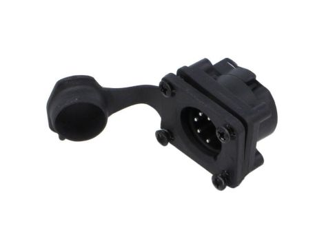 Złącze XLR, męskie, gniazdo, PIN: 5, kątowe, napięcie znamionowe: 133V, prąd znamionowy: 7,5A AXS5MPH